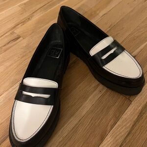 Dolce Vita Black and White Loafers